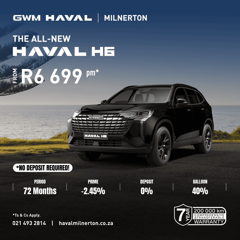 Haval H6 from R6 699 pm