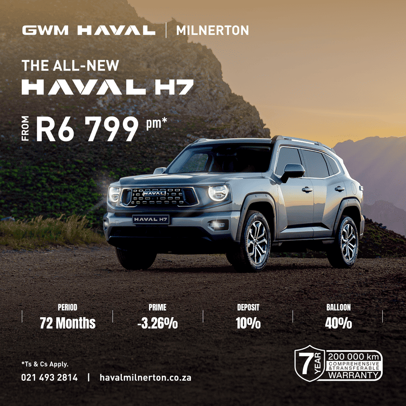 Haval H7 from R6 799 pm