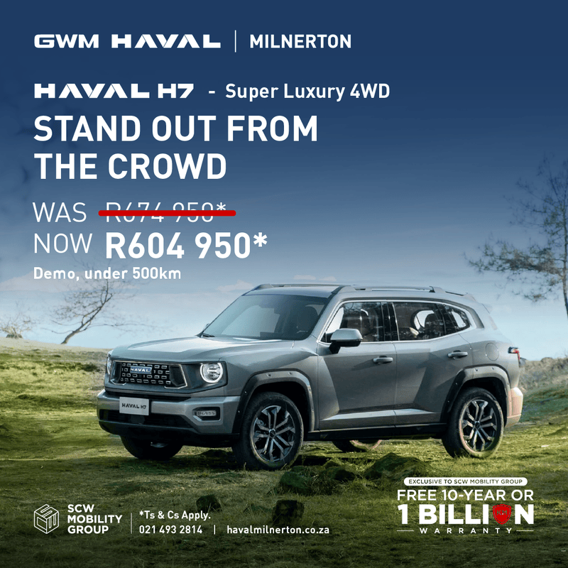 Haval H7 Super Lux 4WD now R604 950*