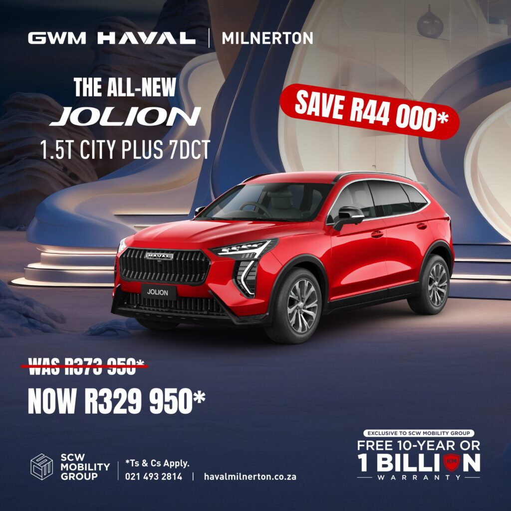 Jolion 1.5T City Plus 7DCT now R329 950*