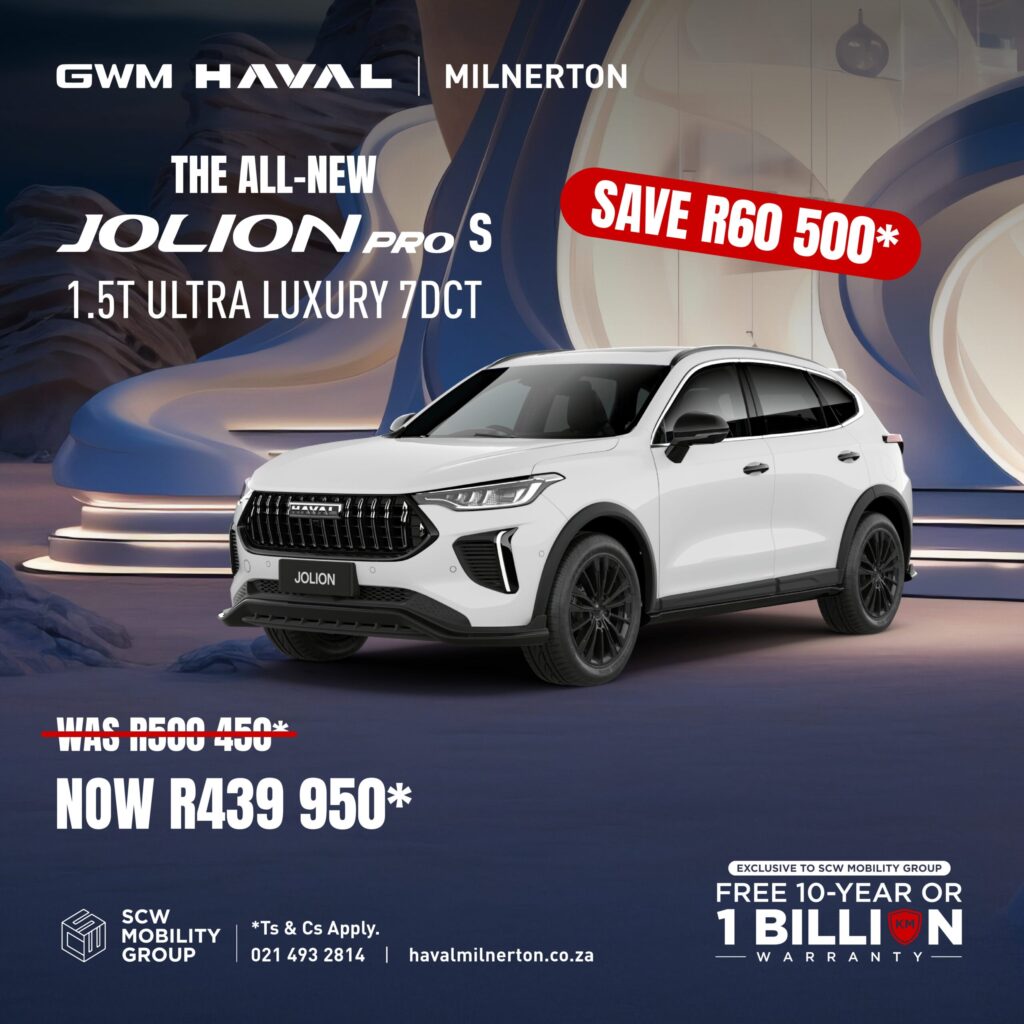 Jolion Pro S 1.5T Ultra Luxury 7DCT now R439 950*