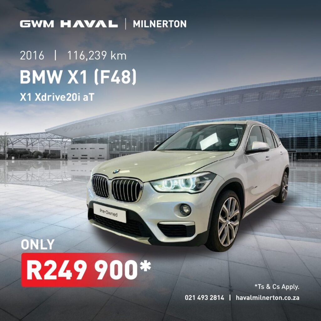 2016 BMW X1 (F48) X1 Xdrive20i AT now only R249 900*