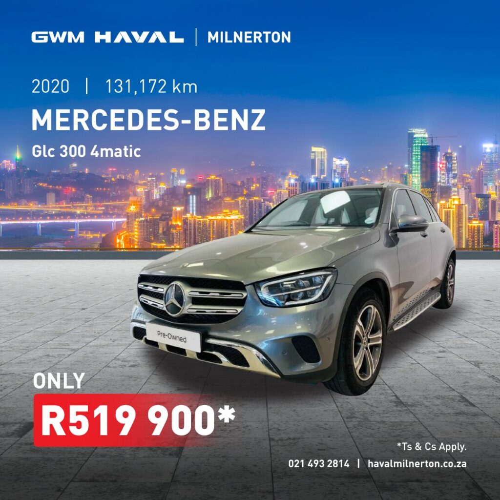 2020 Mercedes-Benz GLC 300 4Matic now only R519 900*