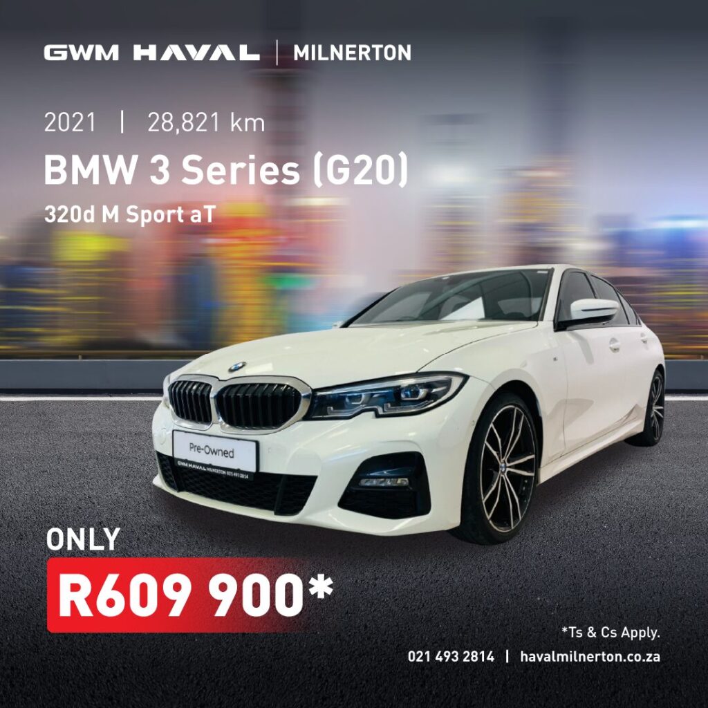 2021 BMW 3 Series (G20) 320D M Sport AT now only R609 900*