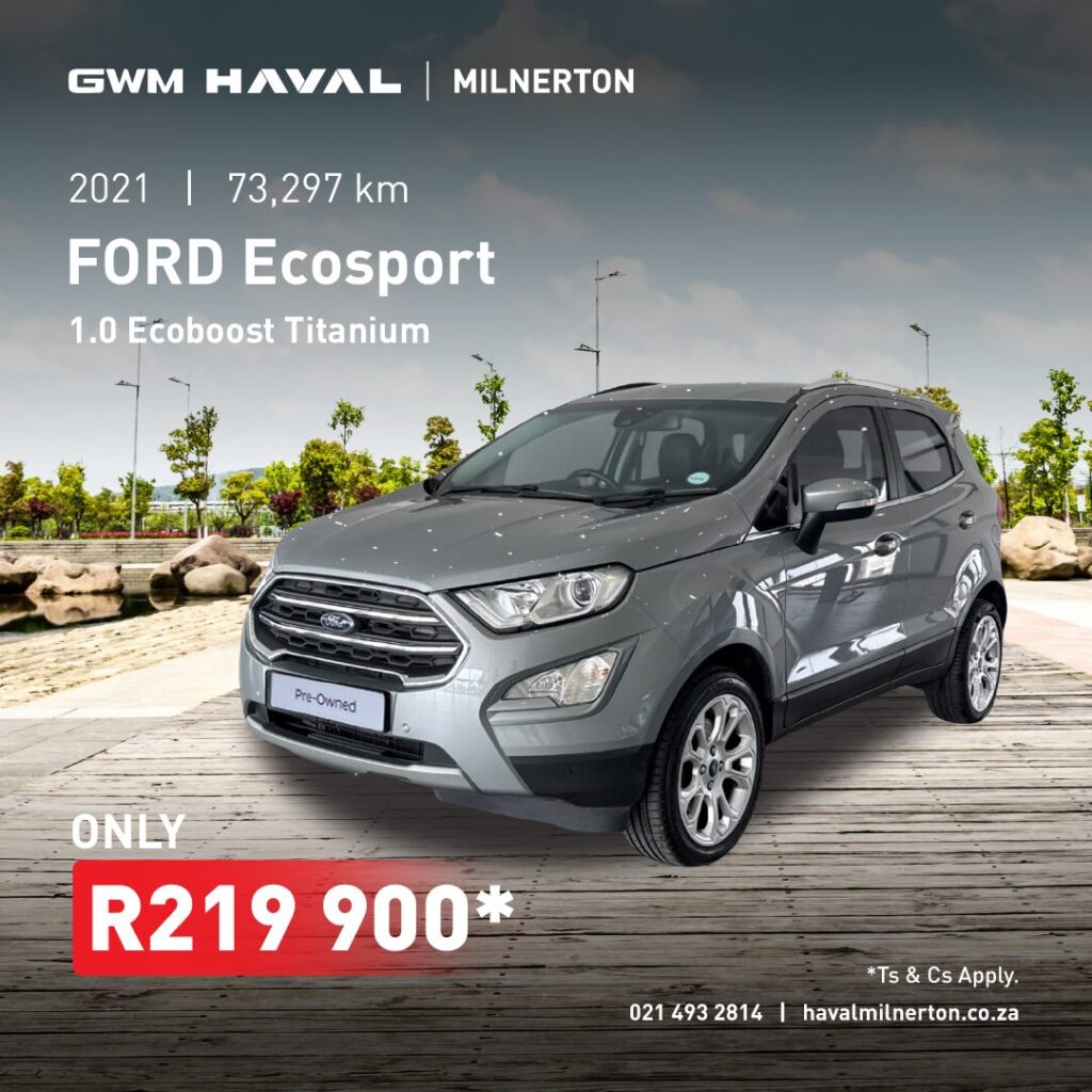 2021 Ford Ecosport 1.0 Ecoboost Titanium now only R219 900*