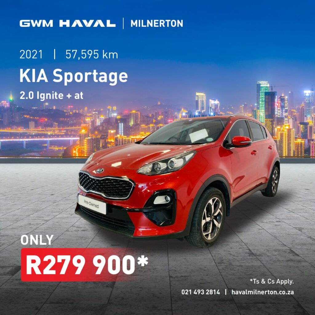 2021 Kia Sportage 2.0 Ignite + AT now only R279 900*