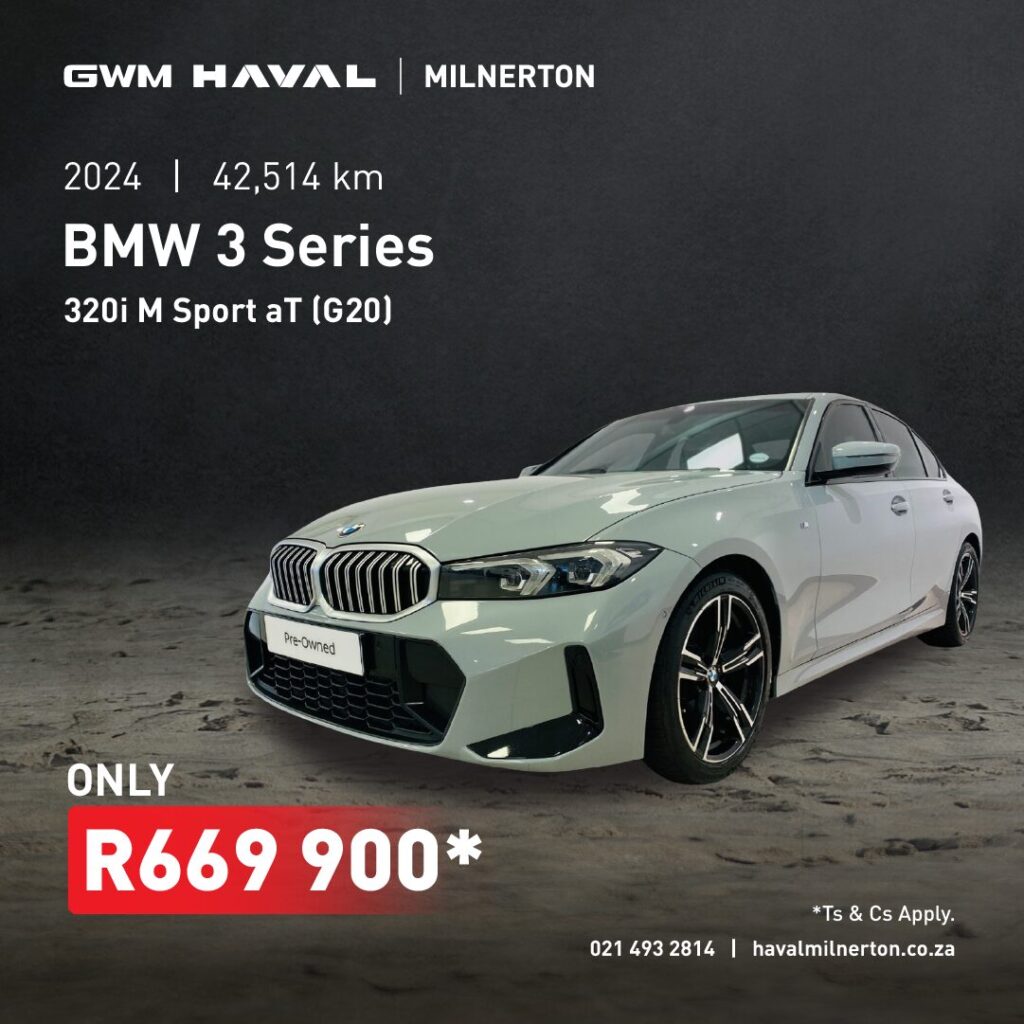 2024 BMW 3 Series 320i M Sport AT now only R669 900*