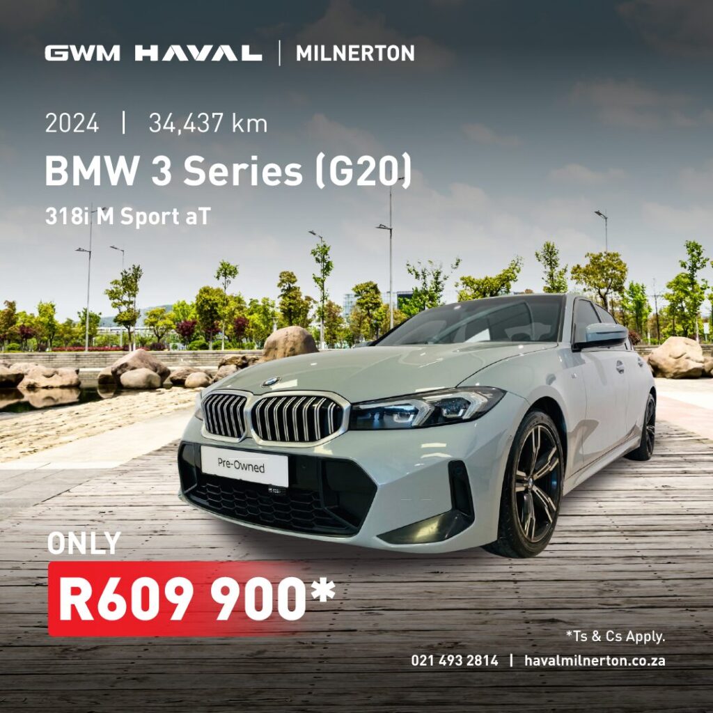 2024 BMW 3 Series (G20) 318I M Sport AT now only R609 900*