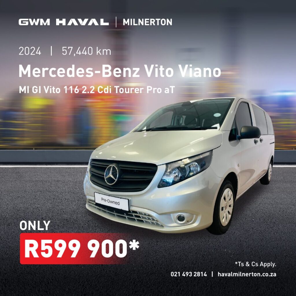 2024 Mercedes-Benz Vito Viano MI GI now only R599 900*