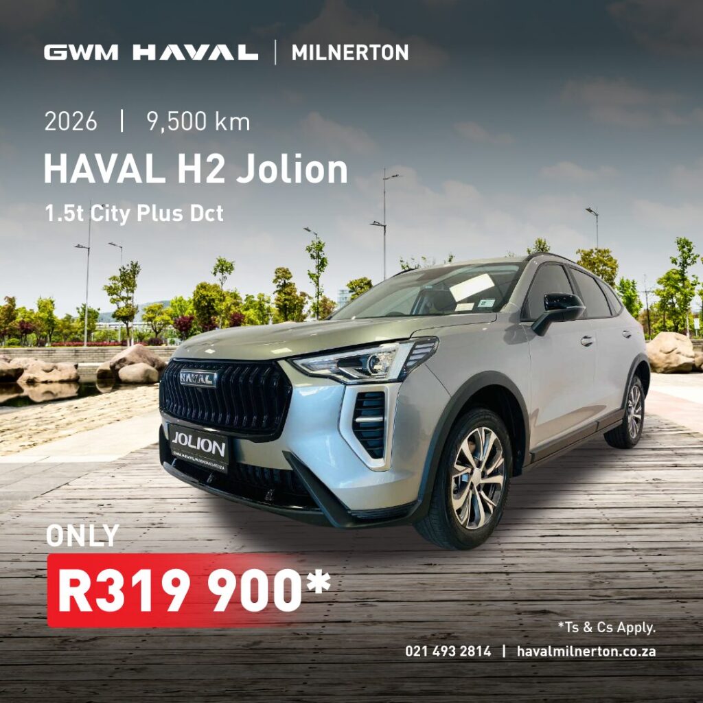 2026 Haval H2 Jolion 1.5T City Plus DCT now only R319 900*
