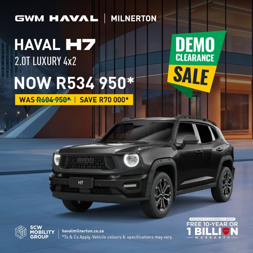 Haval H7 2.0 Luxury 4x2 now R534 950*
