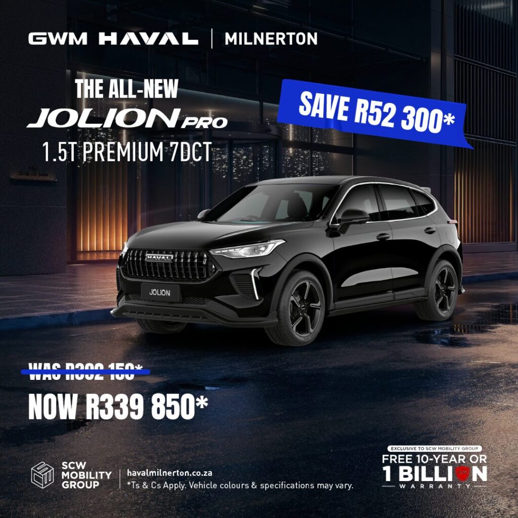 Haval Jolion Pro 1.5T Premium 7DCT now R339 850*