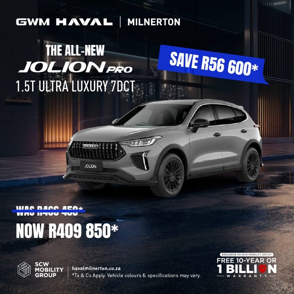 Haval Jolion Pro 1.5T Ultra Luxury 7DCT now R409 850*