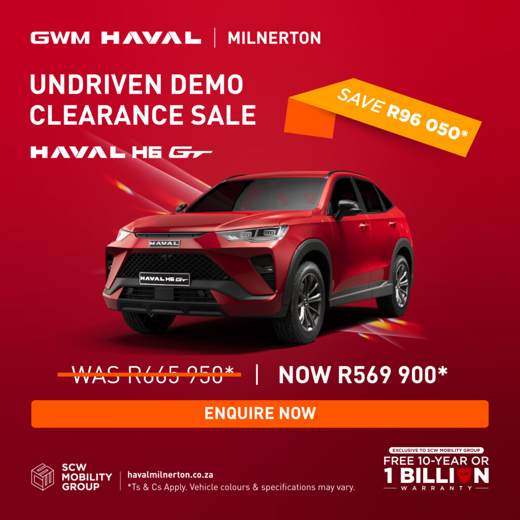 Haval H6 GT now R569 900*