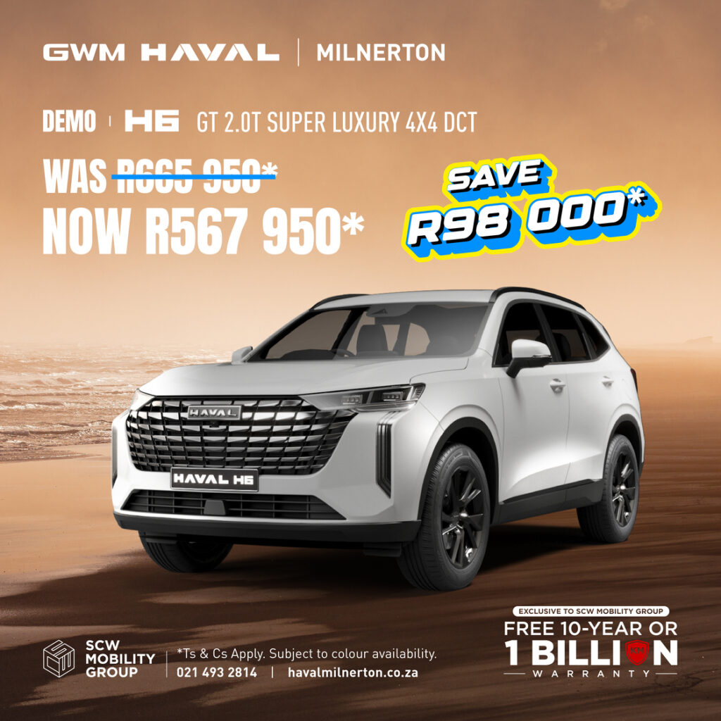 Demo H6 GT 2.0 Super Luxury 4x4 DCT now R567 950*