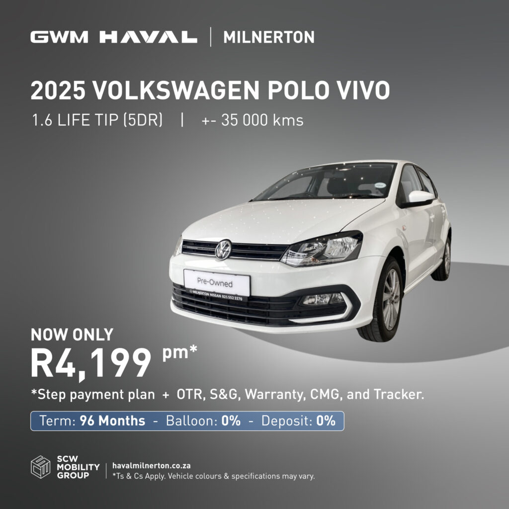 2025 VW Polo Vivo 1.6 Life TIP (5DR) now only R4 199pm*