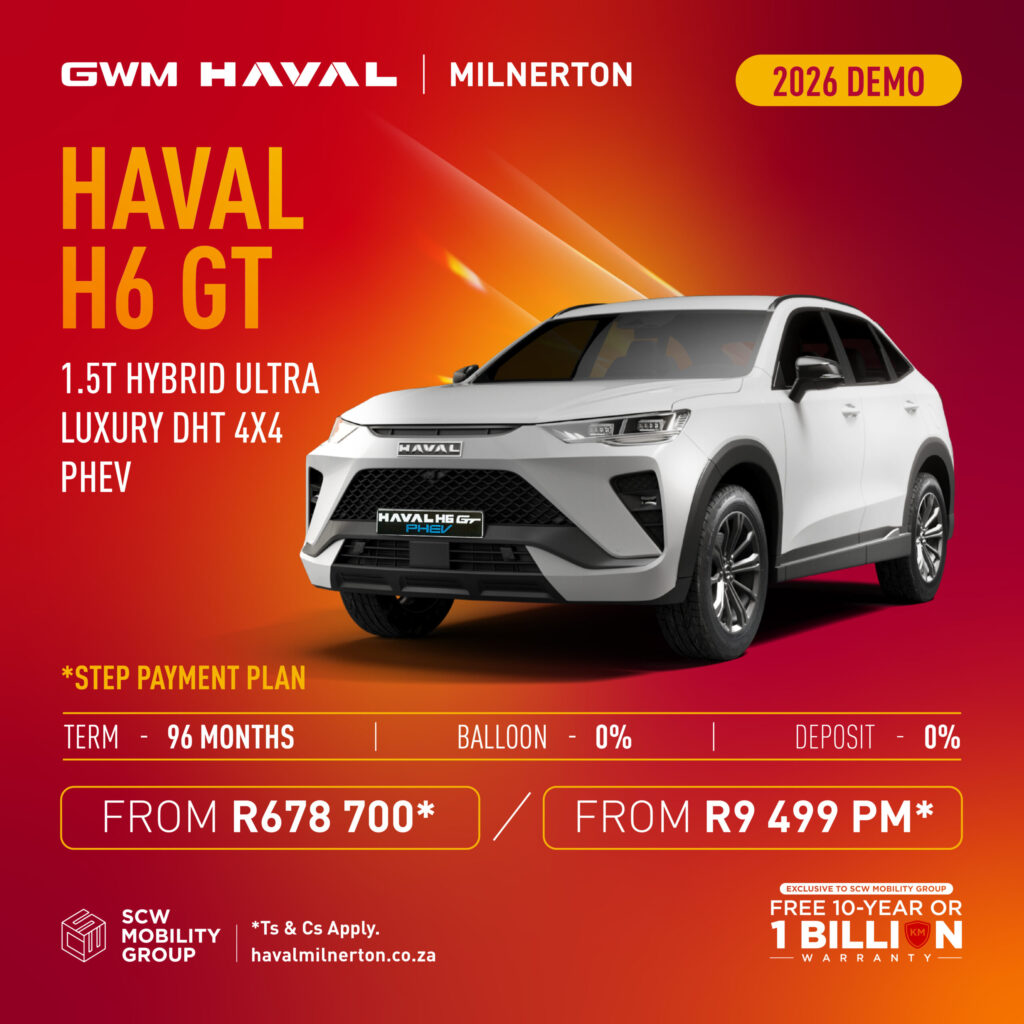 2026 Demo Haval H6 GT 1.5T Hybrid Ultra Luxury DHT 4x4 PHEV from R678 700*