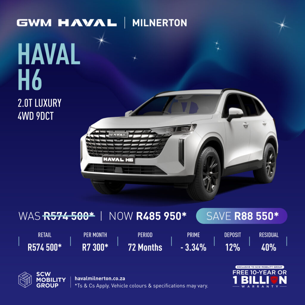 Haval H6 2.0T Luxury 4WD 9DCT now R485 950*