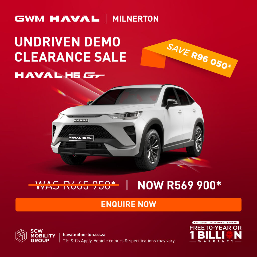 Demo Haval H6 GT now R569 900*